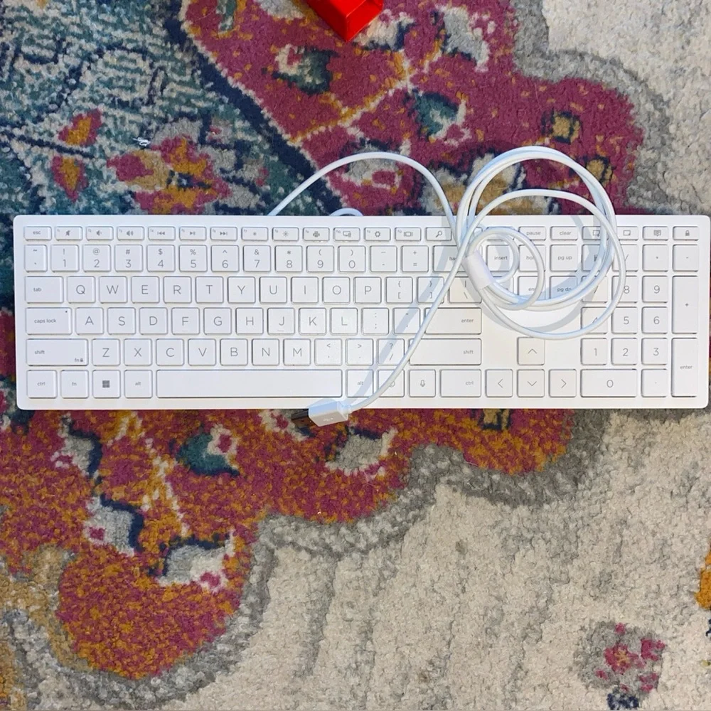 HP M54851-001 - Keyboard, Wired, White